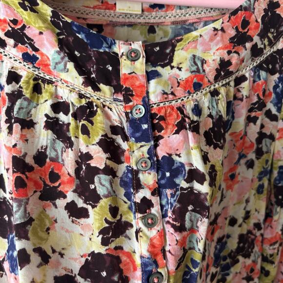 Anthropologie Maeve Floral Blouse - Picture 5 of 8